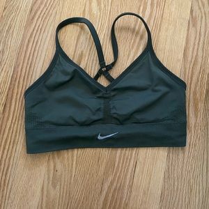 Nike Indy olive green sports bra size Medium